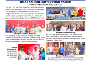 DMAX School Supply Fund Raiser